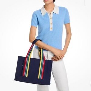 Aqua X Venus Williams Navy Tote Bag